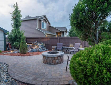 patio and walkway