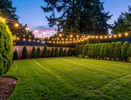 backyard lighting