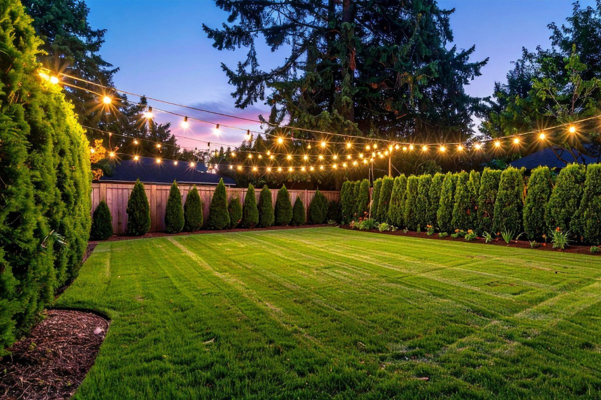 backyard lighting